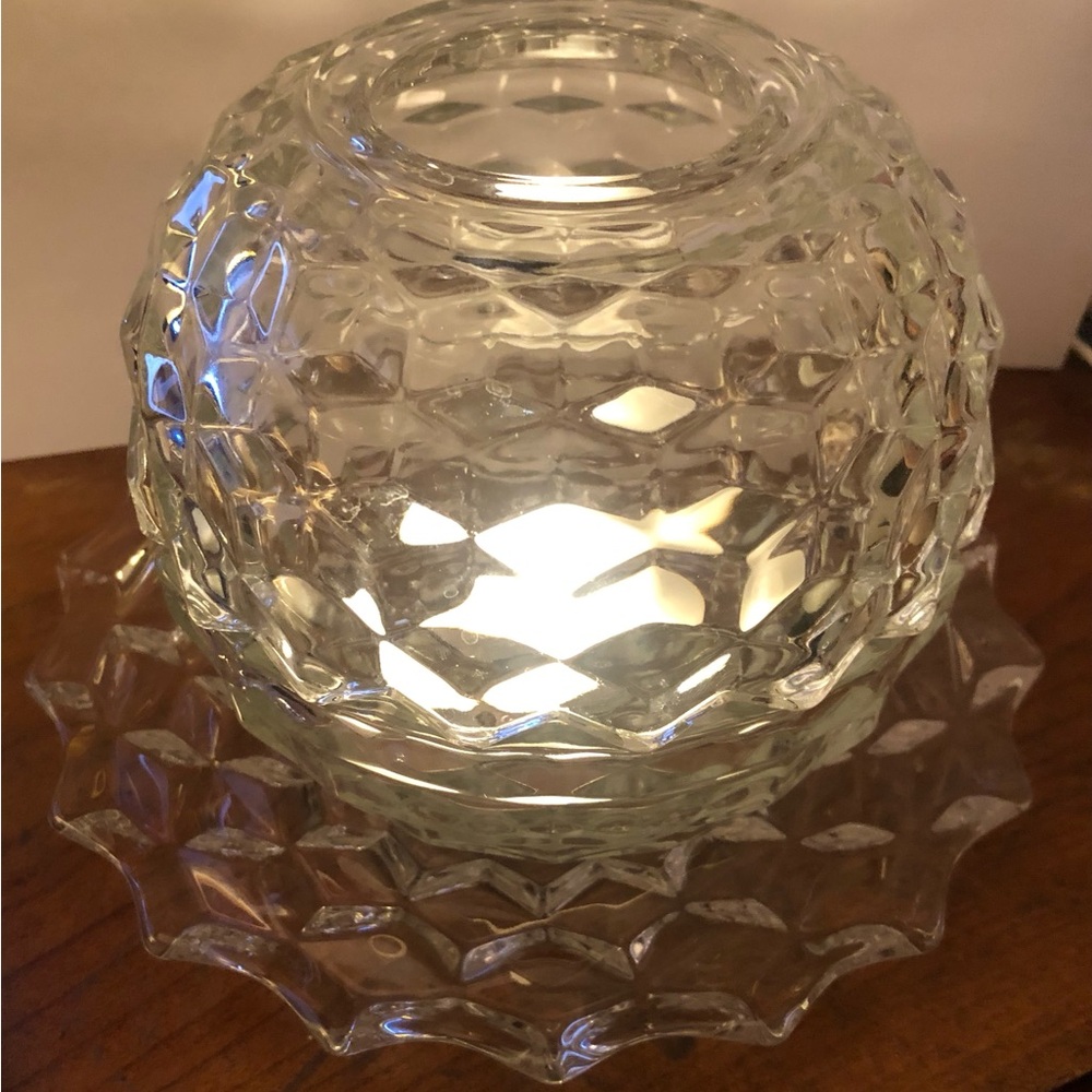Clear Glass Honeycomb Votive Candle Holder - Home Accents